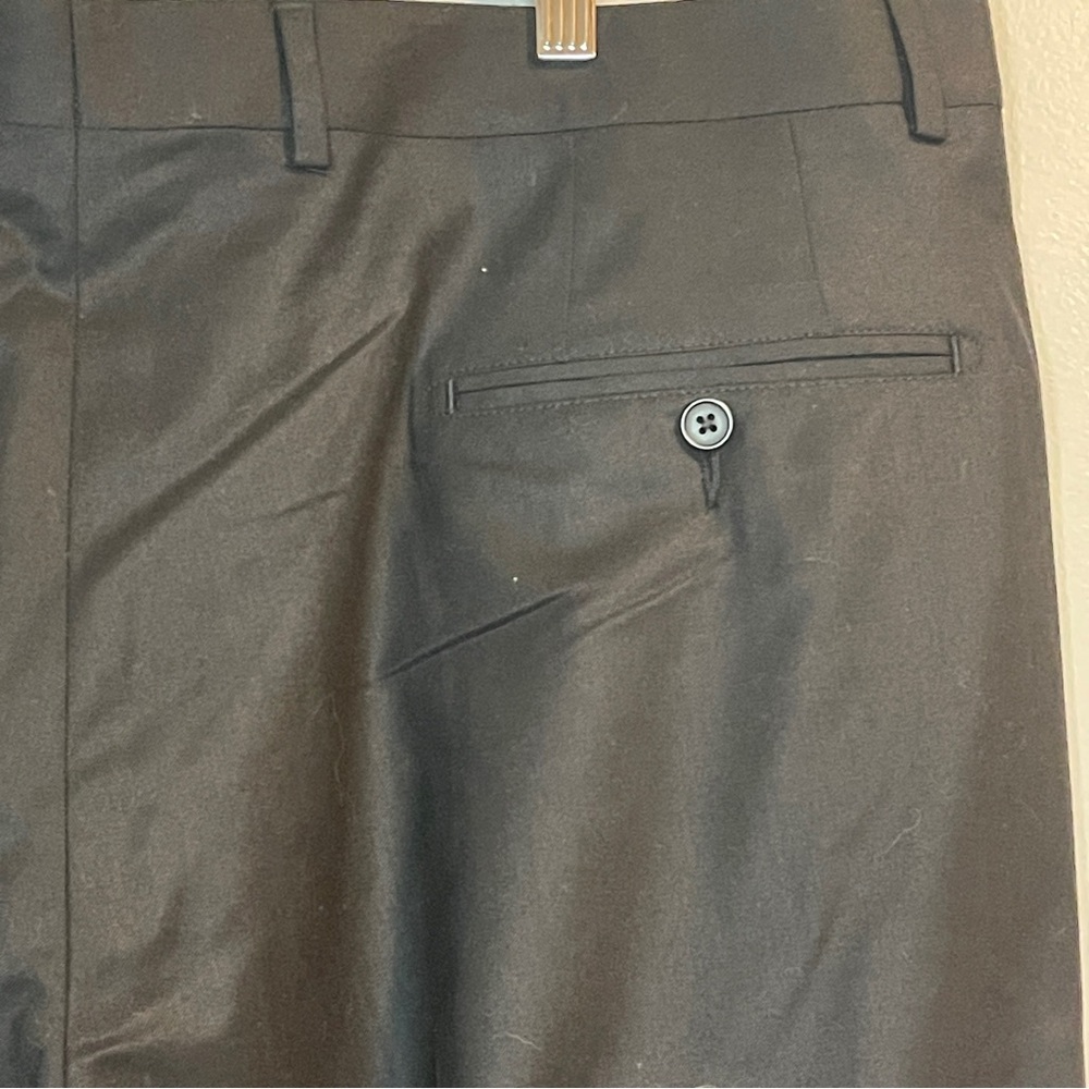 Nordstrom Dress Pants Black Trim Fit for Men 42W Unfinished - Picture 5 of 7